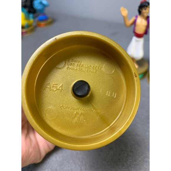 Vintage McDonalds 2002 Disney Aladdin Figure Set Featuring Genie Abu Aladdin Jas - Picture 3 of 16